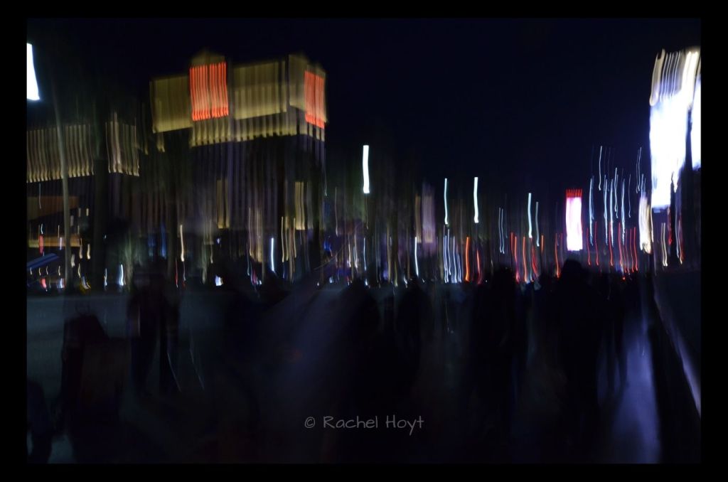 Untitled ICM photo of the Las Vegas skyline by Rachel Hoyt